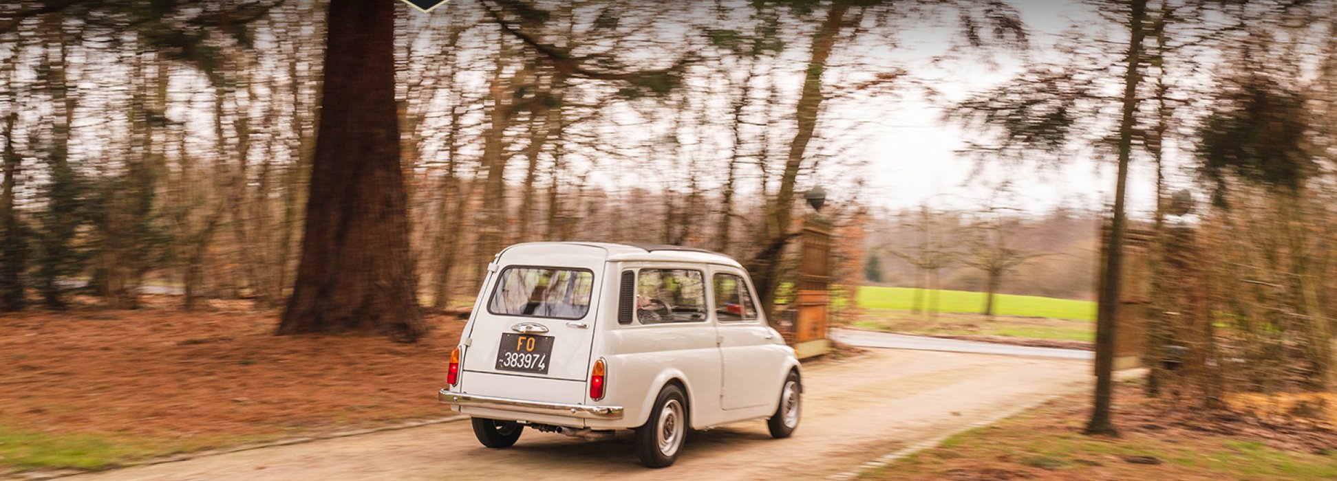 Haltebänder für kleinen Tank Fiat 500 D/Giardiniera